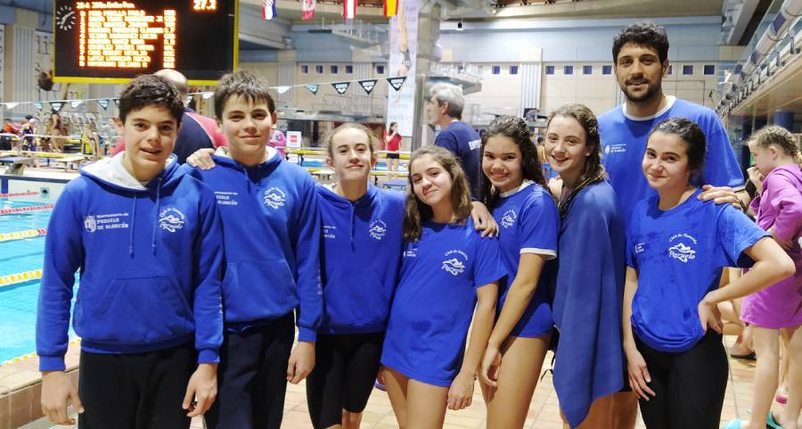 Cuatro medallas para los alevines del Club Natación Pozuelo