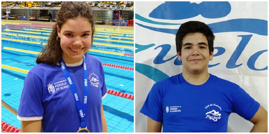 Jimena Mazón y Jorge Martínez estarán en el equipo de Madrid en el Campeonato de España Alevín de Natación