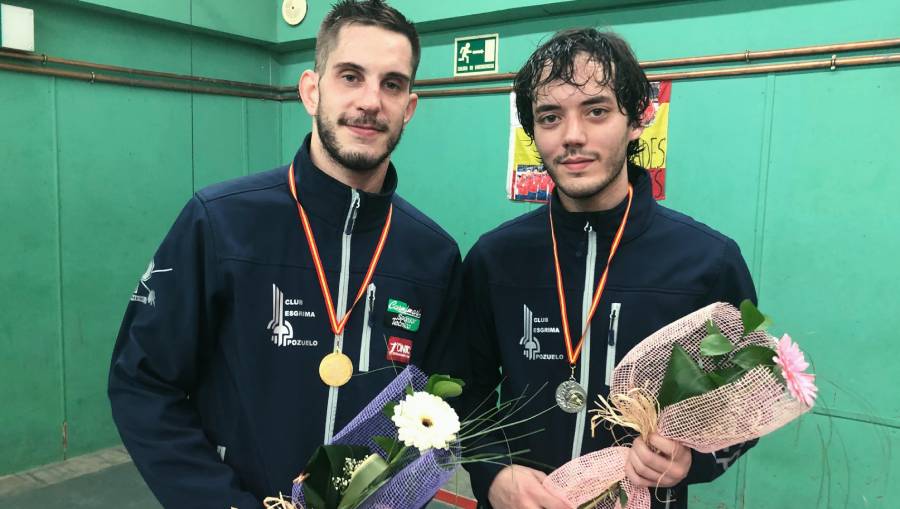 Oro y plata para el Club Esgrima Pozuelo en el tercer torneo madrileño de la liga senior