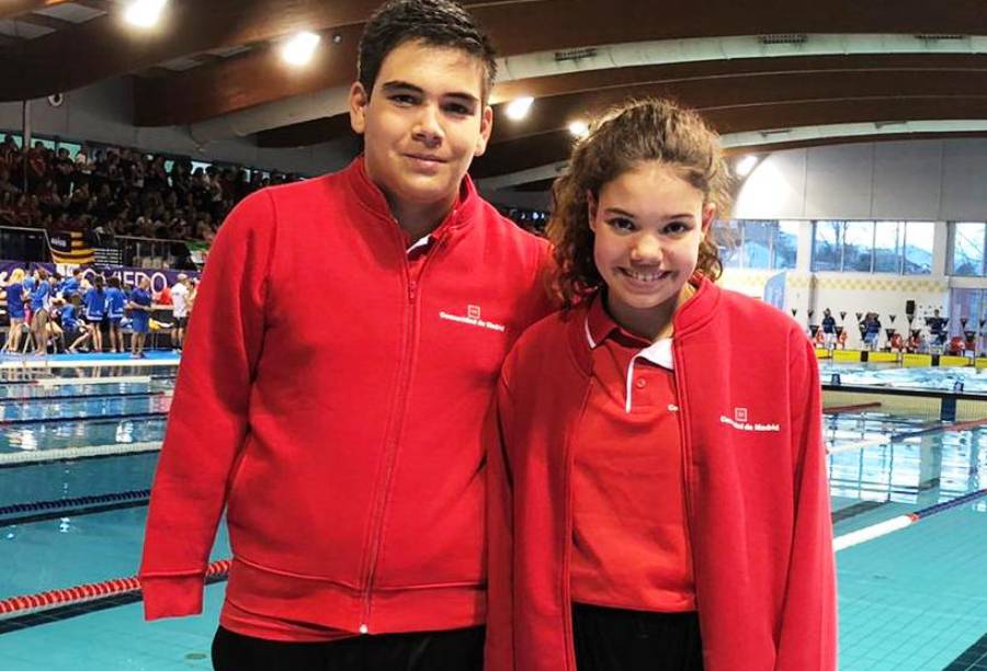 Los nadadores Jimena Mazón y Jorge Martínez terminan el Campeonato de España Alevín por Selecciones con una brillante participación