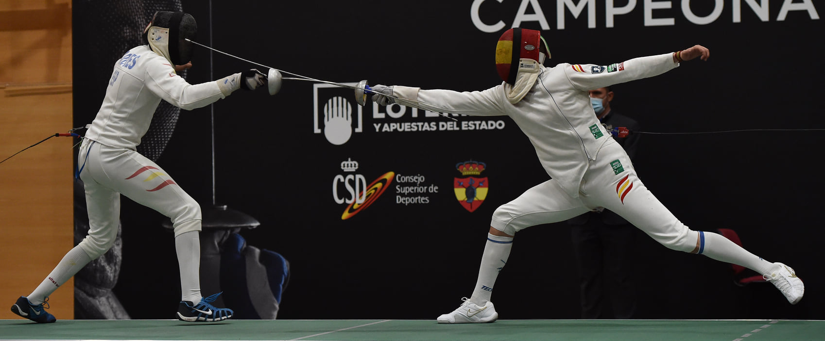 El esgrimista Juan Pedro Romero se cuelga la medalla de plata en el último torneo nacional sénior