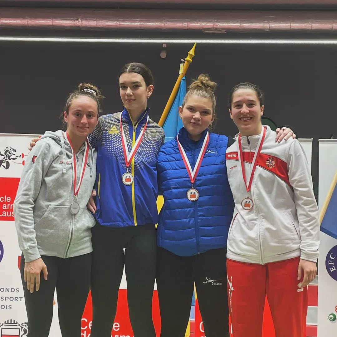 María Alvim brilla en el International Lausanne Fencing Challenge Épée U-23 en Suiza