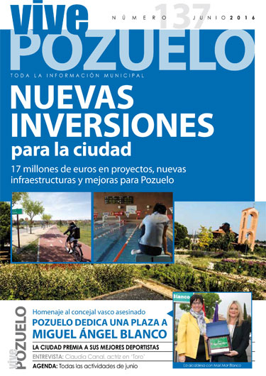 Revista municipal Vive Pozuelo, Junio 2016