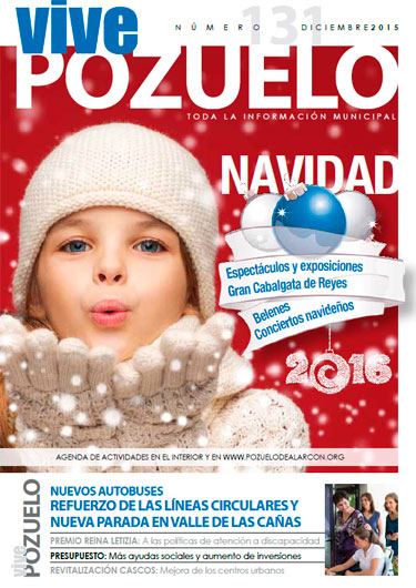 Revista Municipal Vive Pozuelo, Diciembre 2015