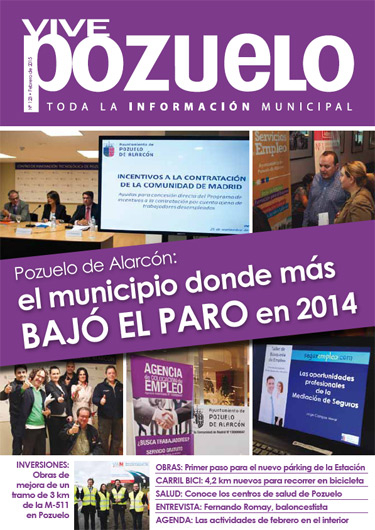 Revista municipal Vive Pozuelo, Febrero 2015