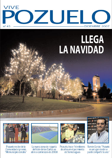 Revista municipal Vive Pozuelo, Diciembre 2007