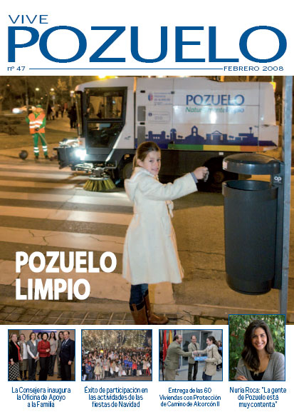 Revista municipal Vive Pozuelo,  Febrero 2008