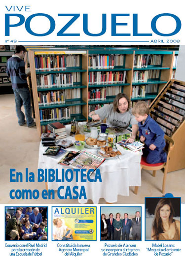 Revista municipal Vive Pozuelo, Abril 2008