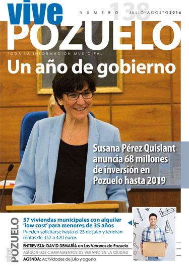 Revista municipal Vive Pozuelo, Julio / Agosto 2016