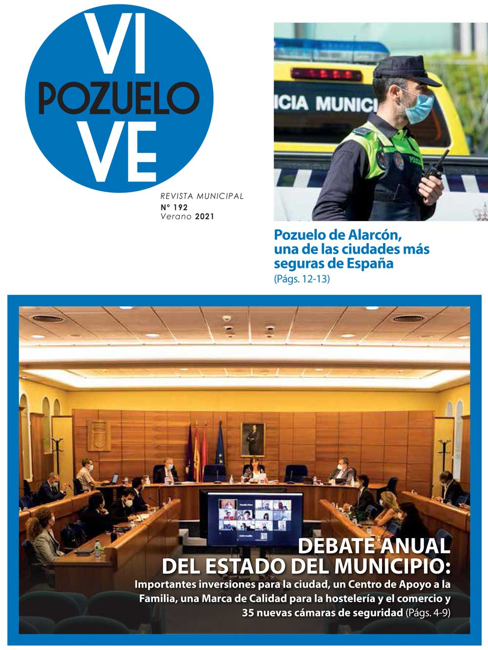 Portada revista Vive Pozuelo Julio 2021