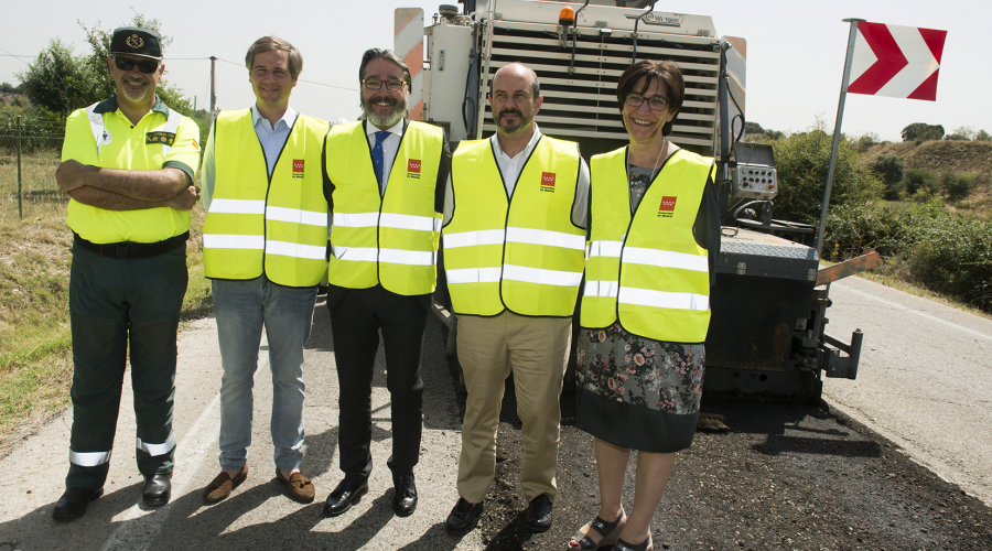 Inicio de las obras de mejora del firme de la M-513